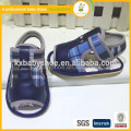 Sandalias de los cabritos de China china 2015 el nuevo cuero hecho a mano de la venta caliente diseña las sandalias del pvc